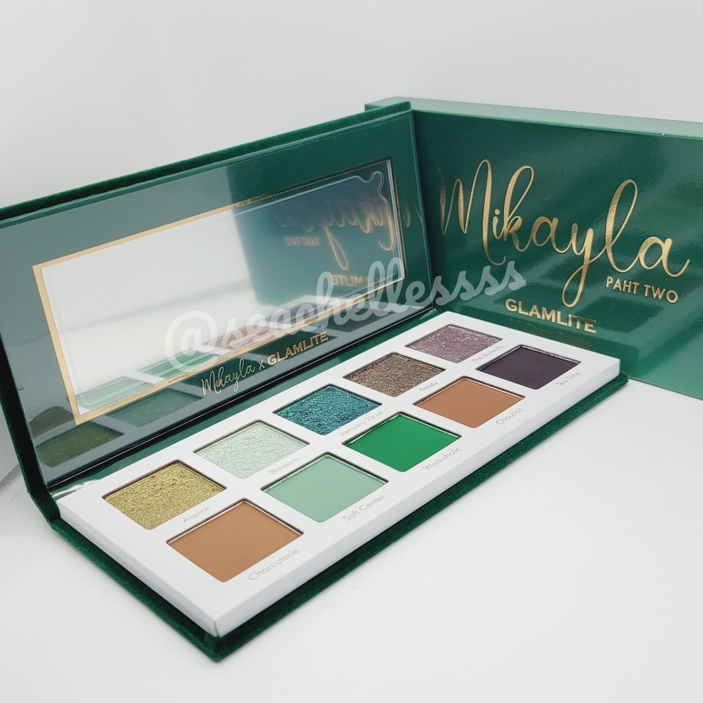Mikayla x Glamlite Part 2 | 10 Color Palette | Glamlite Cosmetics | Brand New
